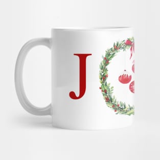 Christmas Joy illustration Mug